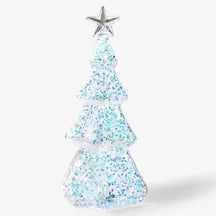 Luna | Glazen Verlichte Kerstboom - Blauwe Stippels - Luna | Glazen Verlichte Kerstboom - €25 - Pantinoshop