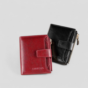 Clara | Damesportemonnee van Leer met RFID-blokkering - Elegantie en Veiligheid- €25 : Clara | Damesportemonnee van Leer met RFID-blokkering - Elegantie en Veiligheid in van Pantinoshop