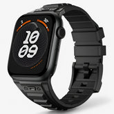 accessories : Alex | Siliconen sportbandje voor Apple Watch in zwart zwart van Pantinoshop