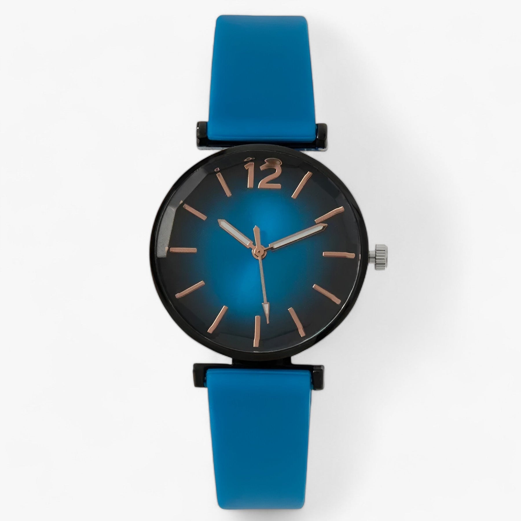 Crizel | Trendy sportstoel - zwarte onderstel, groene siliconen band - blauw - Crizel | Trendy sportstoel - zwarte onderstel, groene siliconen band - €25 - Pantino