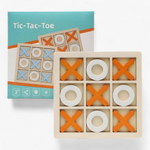 Slim Plezier | Houten Tic-Tac-Toe Spel - oranje - Slim Plezier | Houten Tic-Tac-Toe Spel - €25 - Pantinoshop