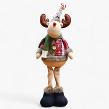 Kerstpop | Sneeuwpop & Kerstman pluche - Feestelijke woondecoratie & kerstcadeaus - Kerst rendieren - Kerstpop | Sneeuwpop & Kerstman pluche - Feestelijke woondecoratie & kerstcadeaus - €25 - Pantino