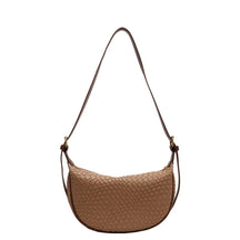 bags : Tote Bag Khaki - Woven Grain in light brown van Pantino