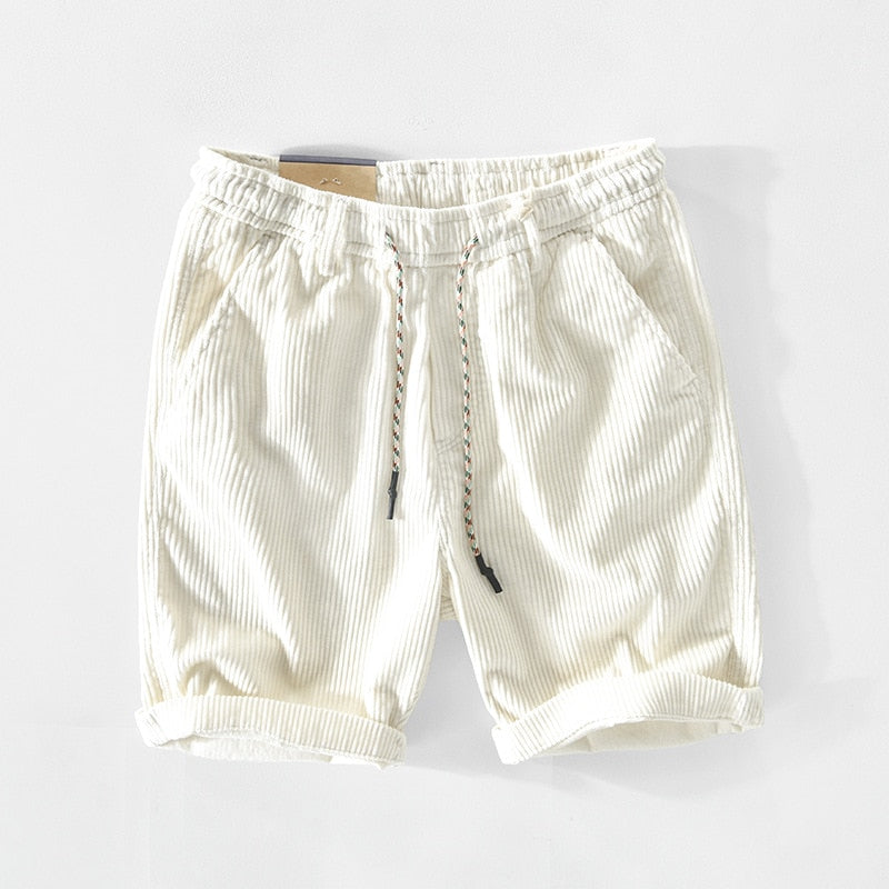 Korte Broek van Ribfluweel - Stijl en Comfort voor Heren