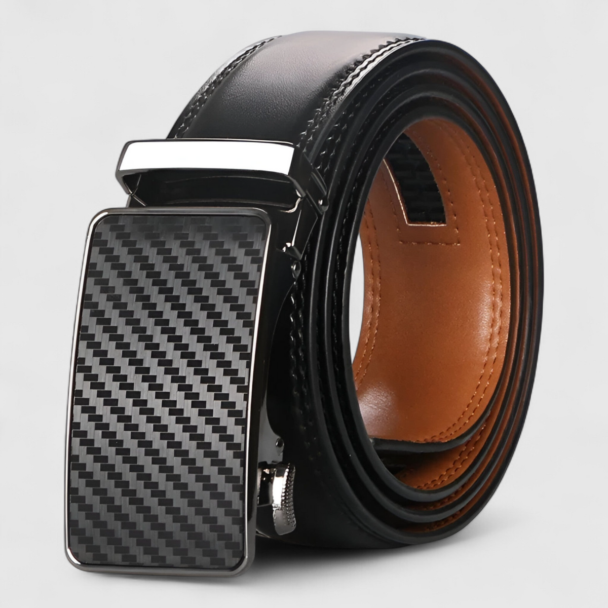 accessories : Aiden | Fashion riem - Verfijnd en comfortabel in Zwart van Pantinoshop