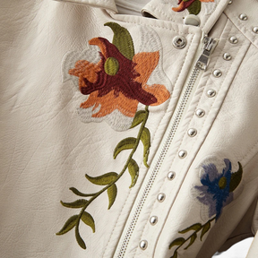 Damesjassen & -jacks : Cassey | Dames Retro Tussenjas met Bloemenmotief in van Pantino