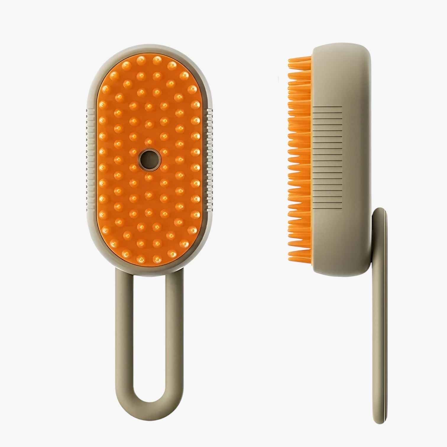 Petten : Elektrische Stoom - En Massageborstel voor Huisdieren - Wit in van Pantinoshop