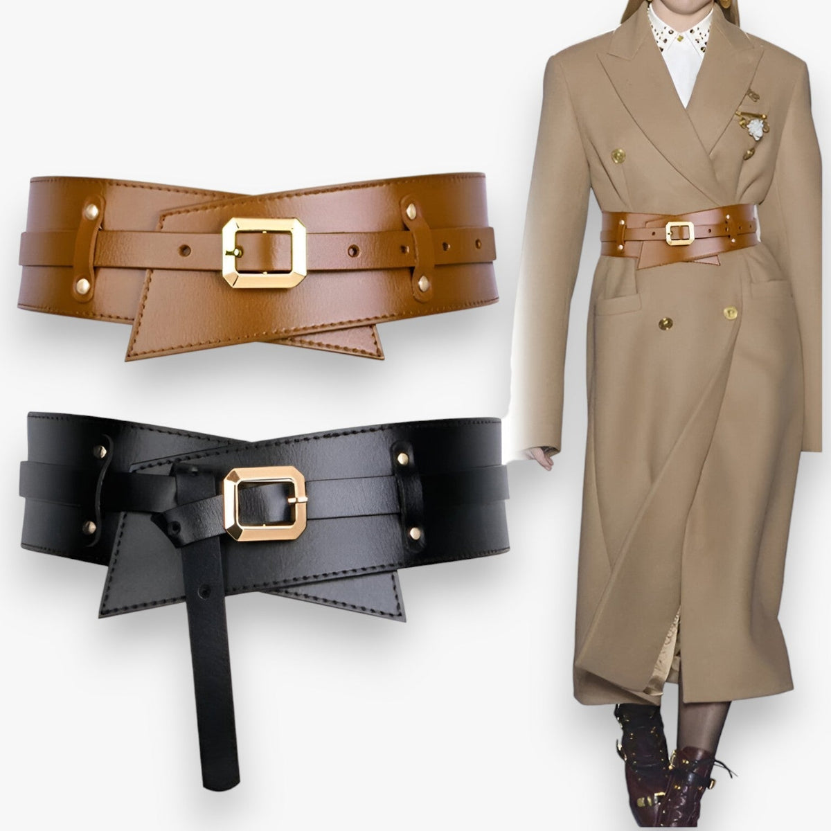 accessories : Rosie | Multifuntioneel echt leren taille gordel met stijl in van Pantinoshop