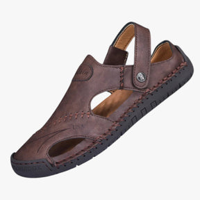 Zomersandalen voor heren - Ademend leer en antislipzool voor een vleugje stijl