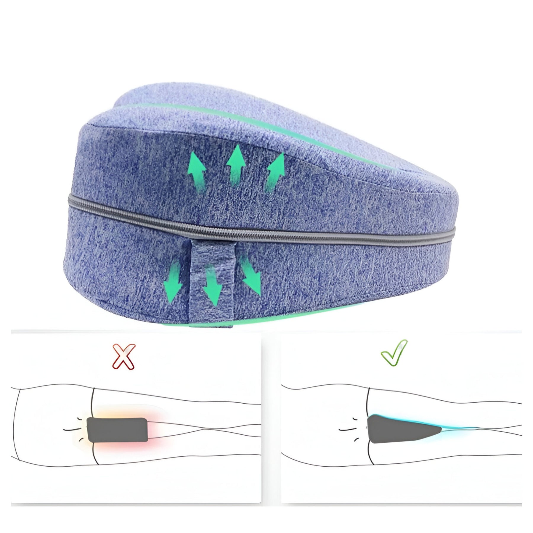 Lydia | Memory Foam Beenkussen - - Lydia | Memory Foam Beenkussen - €25 - Pantinoshop