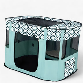 Caro Crate | Draagbare Opvouwbare Dierenbox - €25 : Caro Crate | Draagbare Opvouwbare Dierenbox in groen van Pantinoshop