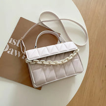 bags : Clarissa Crossbody Handbag Polyester 21cm in white van Pantino