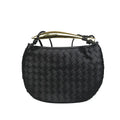 Bolso de hombro tejido para mujer dorado - Bohemio hecho a mano