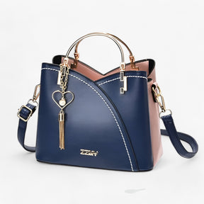 Loisa | Elegante en veelzijdige leren crossbodytas voor vrouwen in trendy kleuren - €25 : Loisa | Elegante en veelzijdige leren crossbodytas voor vrouwen in trendy kleuren in Donkerblauw van Pantinoshop