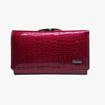 Regina | Luxe damesportemonnee van leer - Elegant en praktisch- €25 : Regina | Luxe damesportemonnee van leer - Elegant en praktisch in bordeaux van Pantinoshop