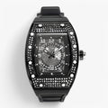 Reloj negro - Tonneau de lujo