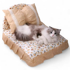 BowLux | Schattig Strik Katten- en Hondenbed – Comfort & Stijl voor Jouw Huisdier - - BowLux | Schattig Strik Katten- en Hondenbed – Comfort & Stijl voor Jouw Huisdier - €25 - Pantinoshop