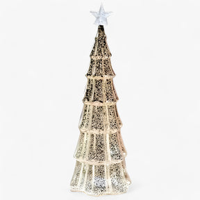 Luna | Glazen Verlichte Kerstboom - Champagne - Luna | Glazen Verlichte Kerstboom - €25 - Pantinoshop