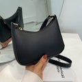 Bolso de cuero Sara para llevar bajo el brazo - Caqui
