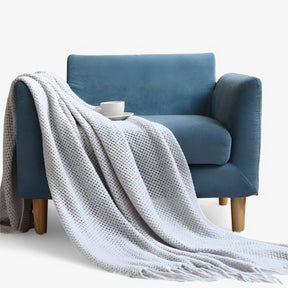 Gezellig gebreid plaid – zacht, warm en stijlvol met franjes Heren