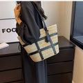 Bolso de paja negro