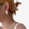 Øreringe Guld - Trendy Metal - Elegante Festsmykker