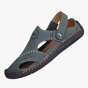 Zomersandalen voor heren - Ademend leer en antislipzool voor een vleugje stijl
