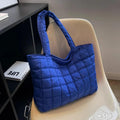 Bolso grande de invierno para hombro - Azul