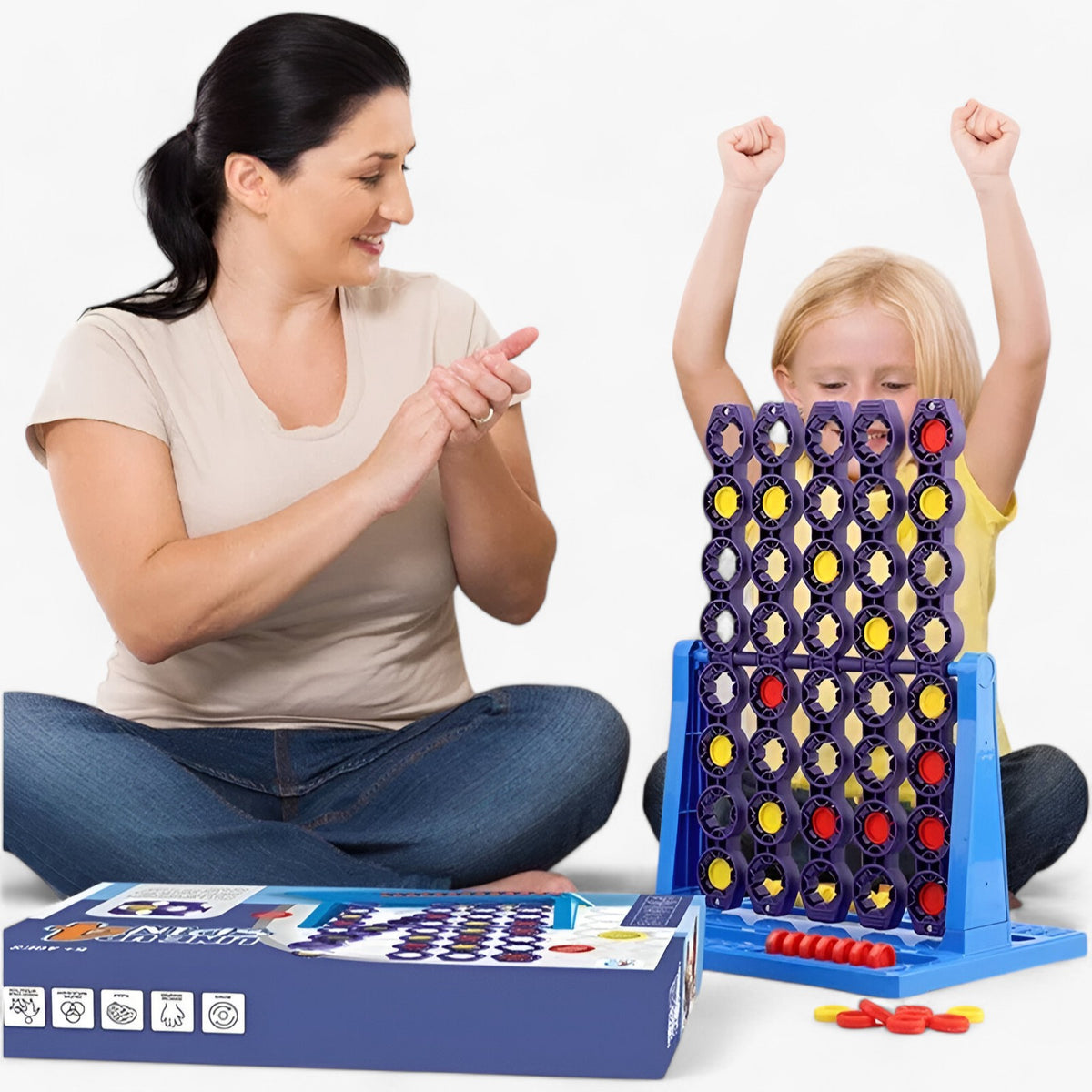 Draaiend Plezier | Connect 4 Spin Spel - - Draaiend Plezier | Connect 4 Spin Spel - €25 - Pantinoshop