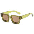 Occhiali da Sole Donna CAS Olive - Retrò Quadrati - UV400