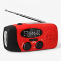 Wielofunkcyjne radio vintage Bluetooth - czerwone