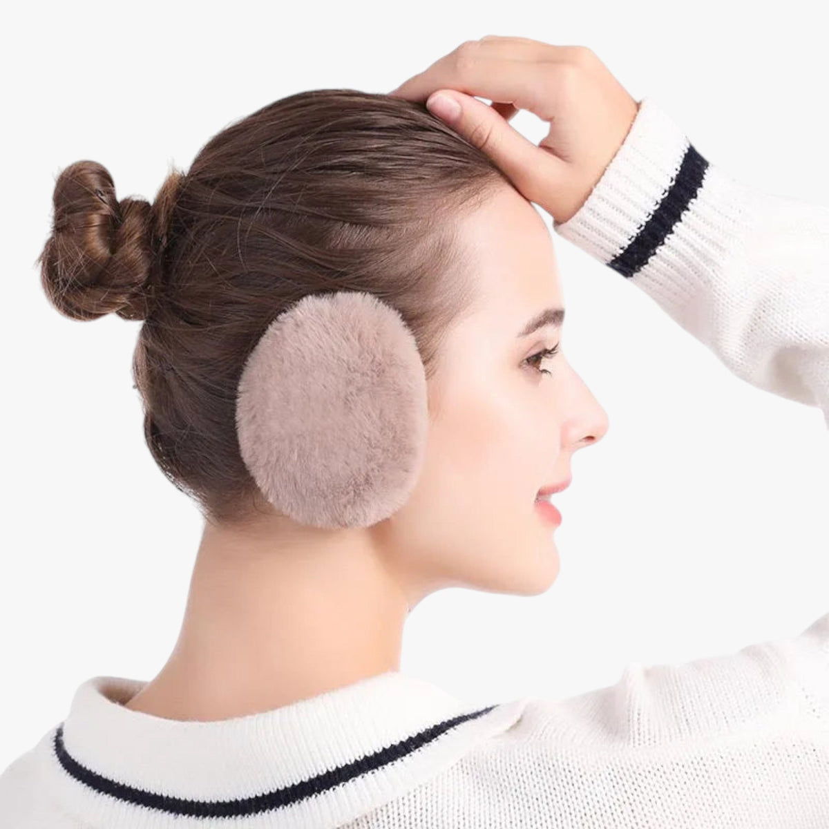 accessories : Millie | Fleece oorbeschermers zonder band - Ultieme winterwarmte in van Pantino