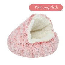 pets : Knus Comfort | Warm Kattennest voor Winterdagen in Roze Lange Pluche van Pantinoshop