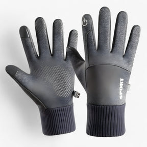 Lucas | Winter Waterdichte Handschoenen - Warmte, Grip & Touchscreen - €25 : Lucas | Winter Waterdichte Handschoenen - Warmte, Grip & Touchscreen in Grijs van Pantino