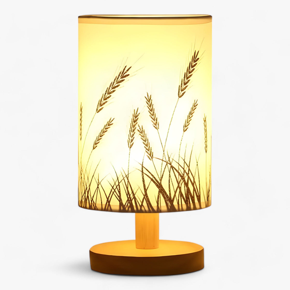 USBWood | Houten Tafellamp - Nachtlampje met Cilindrische Lampenkap voor Interieurdecoratie - B USB-lamp - USBWood | Houten Tafellamp - Nachtlampje met Cilindrische Lampenkap voor Interieurdecoratie- €25 - Pantinoshop