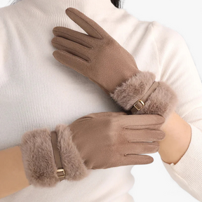 Winterhandschoenen : Vina | Warme Dames Handschoenen met Fleece Voering in van Pantino