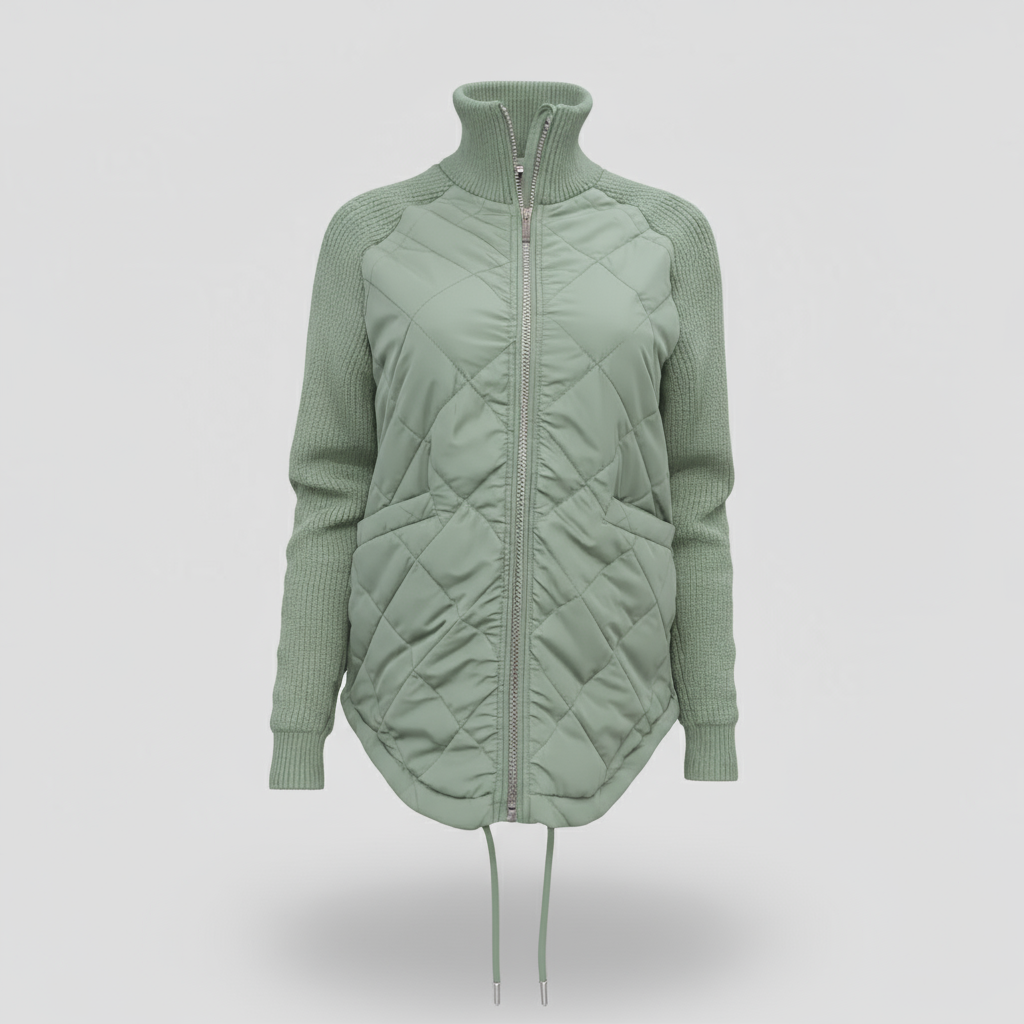 Jackets : Yulia | Lichtgewicht jack voor dames in Groen van Pantino