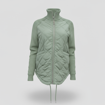 Jackets : Yulia | Lichtgewicht jack voor dames in Groen van Pantino