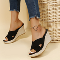 Sandały Damskie Brązowe - Ręcznie Robione Espadryle