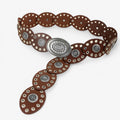 Vintage regulowany pasek - retro elegancja - czarny