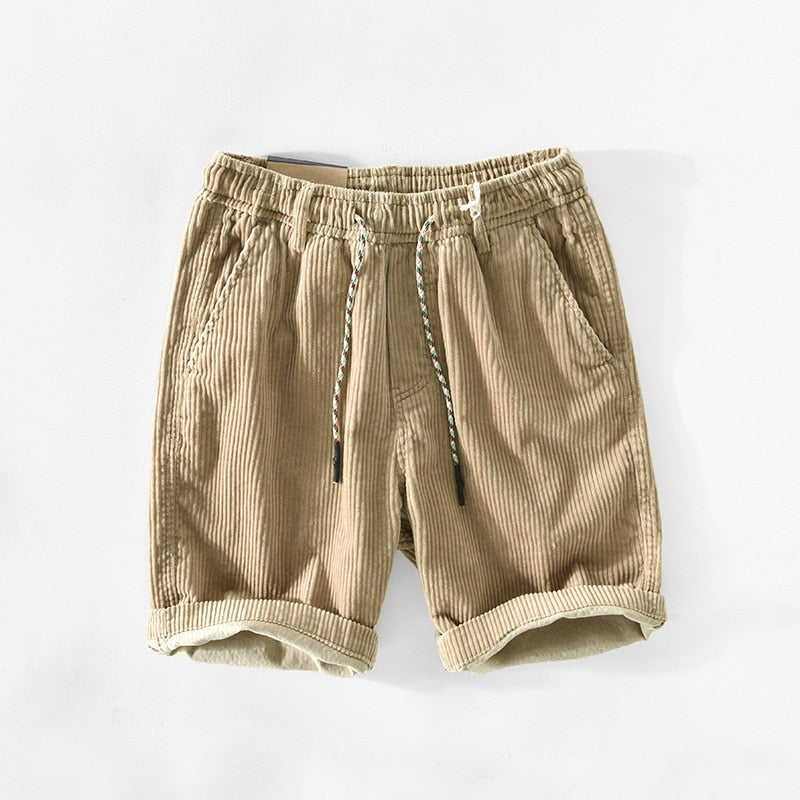 Korte Broek van Ribfluweel - Stijl en Comfort voor Heren