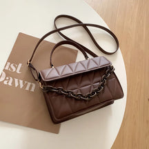 bags : Clarissa Crossbody Handbag Polyester 21cm in coffee van Pantino