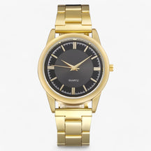 Noah | Klassiek Quartz - Tijdloos & Veelzijdig - €25 : Noah | Klassiek Quartz - Tijdloos & Veelzijdig in Goud Zwart van Pantinoshop