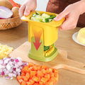 Tagliaverdure Pratico - Taglia le Tue Verdure in un Attimo - Giallo
