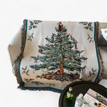 Nutty Notenkraker & Kerstster Deken - Zacht en decoratief dekbed voor een feestelijk huis - kerstboom 130x160cm - Nutty Notenkraker & Kerstster Deken - Zacht en decoratief dekbed voor een feestelijk huis - €25 - Pantino