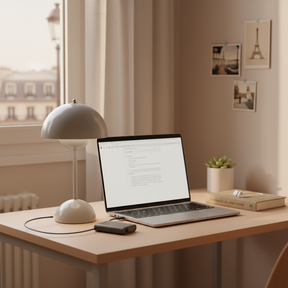 Akrylowa, USB ładowalna lampka stołowa LED – wzór grzyba, 30 cm
