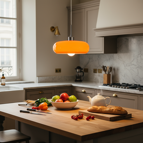 Szklana lampa sufitowa, klosze oświetleniowe