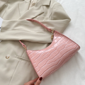 Bolso de cuero de lujo para mujer rosa - Diseño elegante y con estilo - Cuero PU