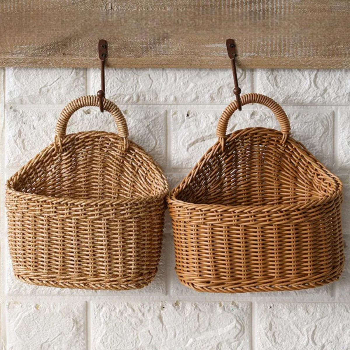 home & garden : The Emily Baskets Hout in 1+1 GRATIS van Pantino
