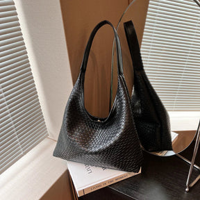 Woven tote bag - - Woven tote bag - Pantino